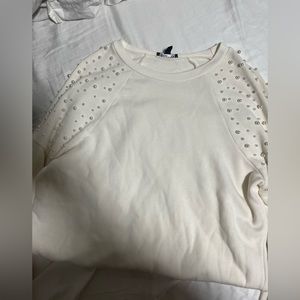 Women’s Express Pearl Sleeved Sweater Dress